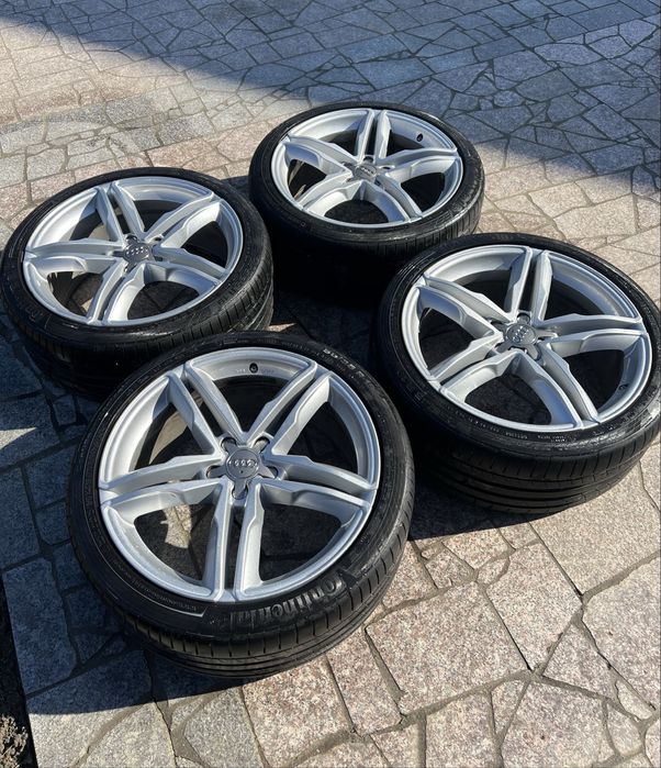 Jante Audi R19 5x112 + Anvelope Continental de vara 255/35/19