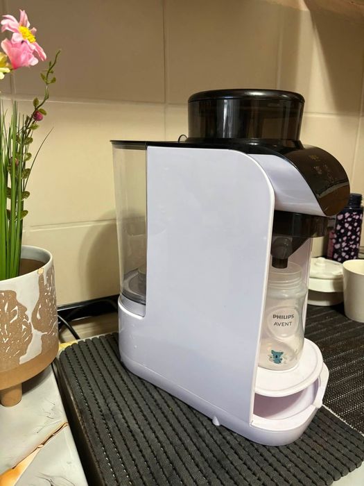 Espressor Lapte Praf Nurio cu Aplicatie Mobila, Functie de Apa Calda si Autocuratare la 90°