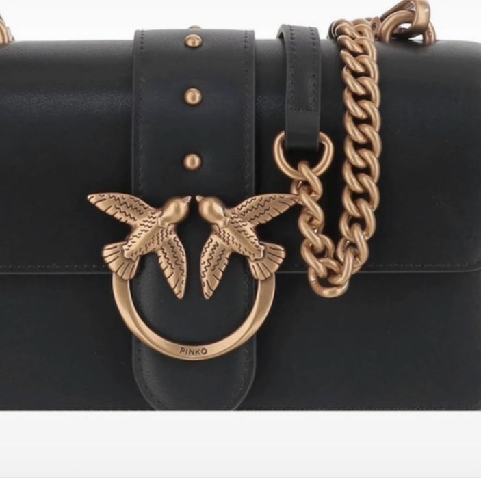 Geantă PINKO Love One Mini – Negru