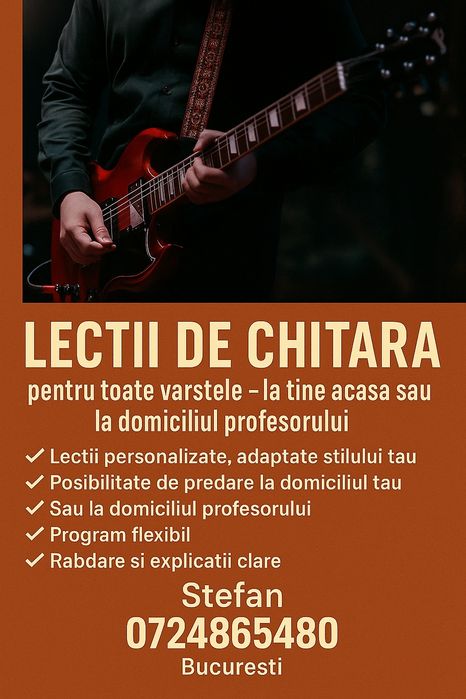 Lectii de chitara București