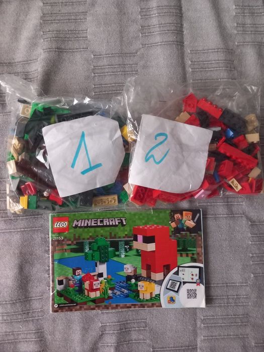 Lego Minecraft,  Ferma de lana, 250 piese