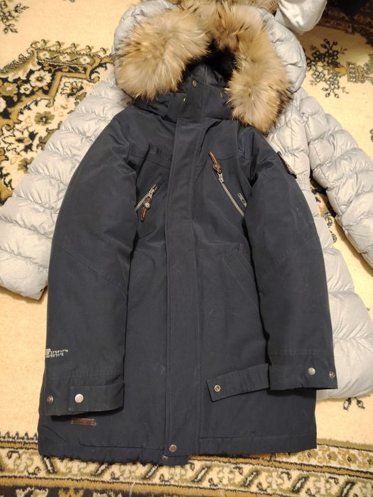 Пуховик 146мальчик зима до-40