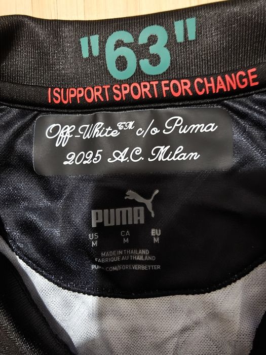 Puma x Off-White AC Milan Jersey M