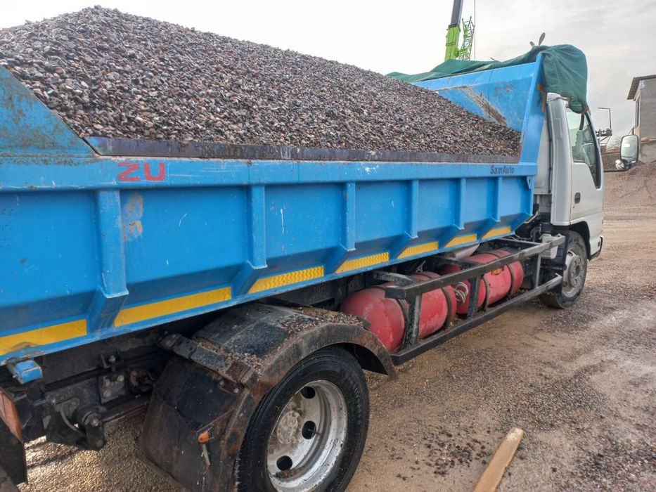 Isuzu zil kamaz klines qum samosval 6 kuba