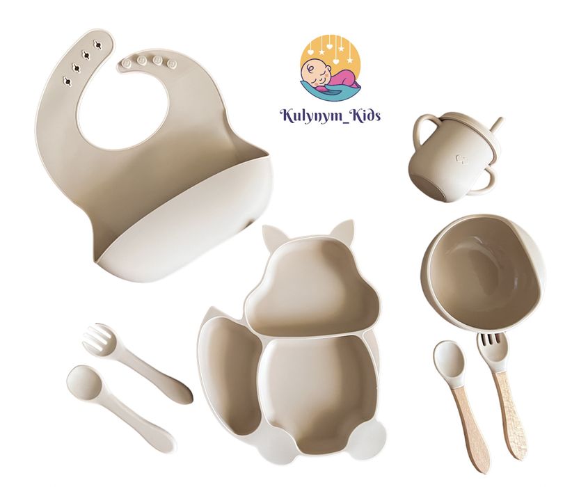 Детская силиконовая посуда