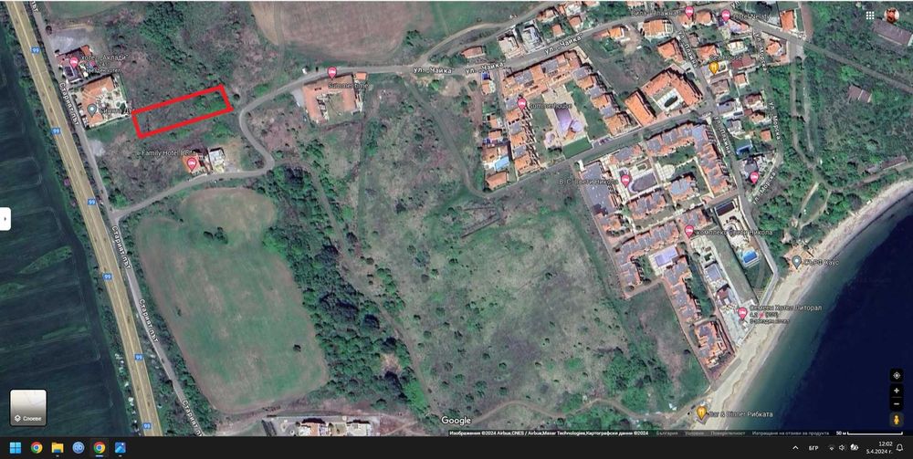 Продава се Парцел в Черноморец - 2543 кв.м за 101 €/кв.м - Снимка #5