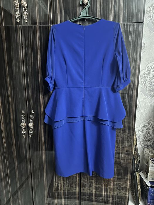 Синее платье нарядное!