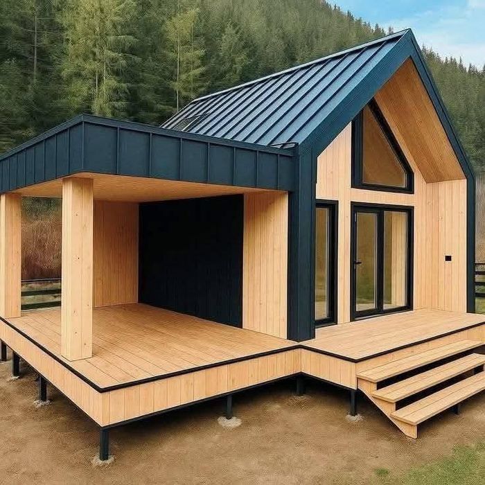 Vindem căsuțe cu dormitor baie și terasă