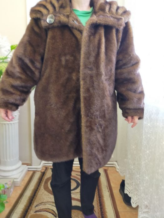 Haina de iarna blana sintetica,caliate