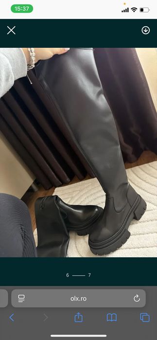 Cizme Edited piele