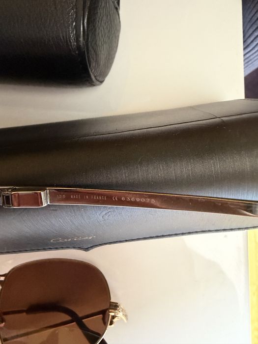 Очила Cartier Santos с калъф и кърпичка нови стъкла!