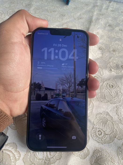 Iphone 13 pro holati ideal batareka 77