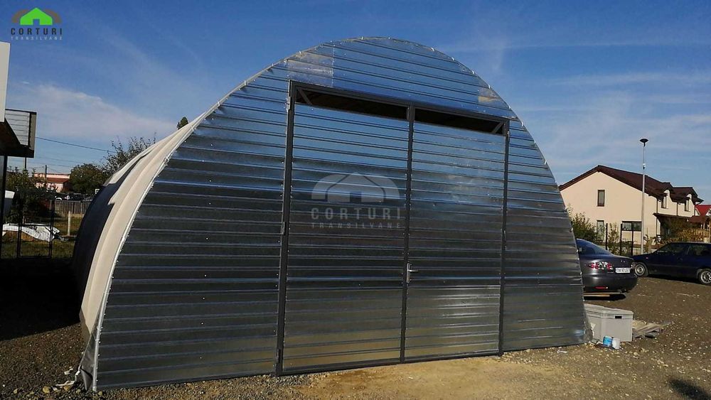 Cort industrial semirotund  6,1 x 9,15 x 3,66 m