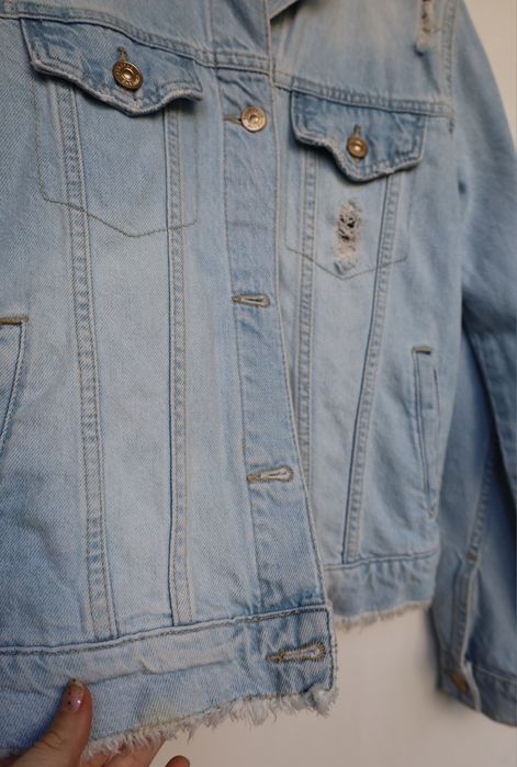 Jachetă denim Xs S