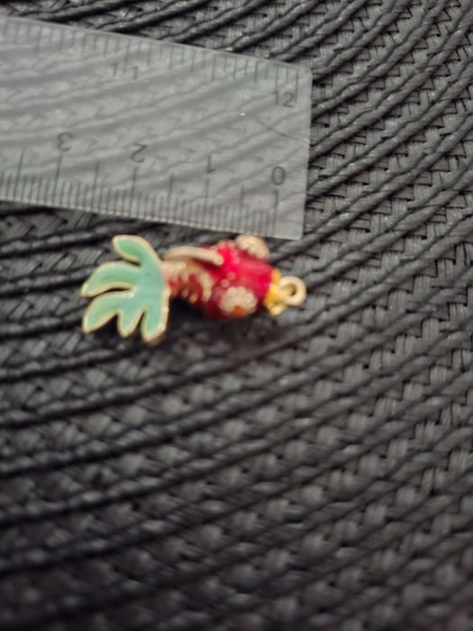 Pandant peste argint aurit 27 cm lungime