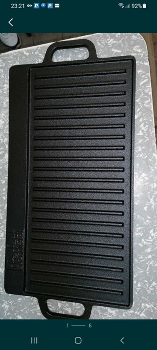 Grill din fontă cu două fețe 50 x 24  ,  Oferta 89 lei