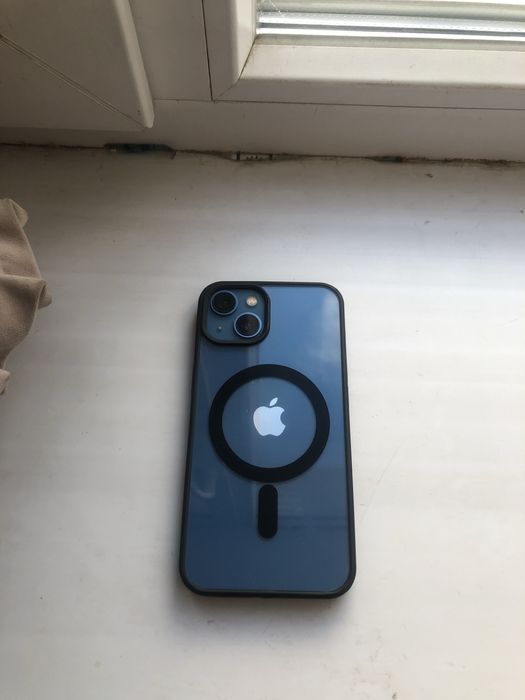 Iphone 13 в синем цвете обмен на афон 14про акб 87% могу