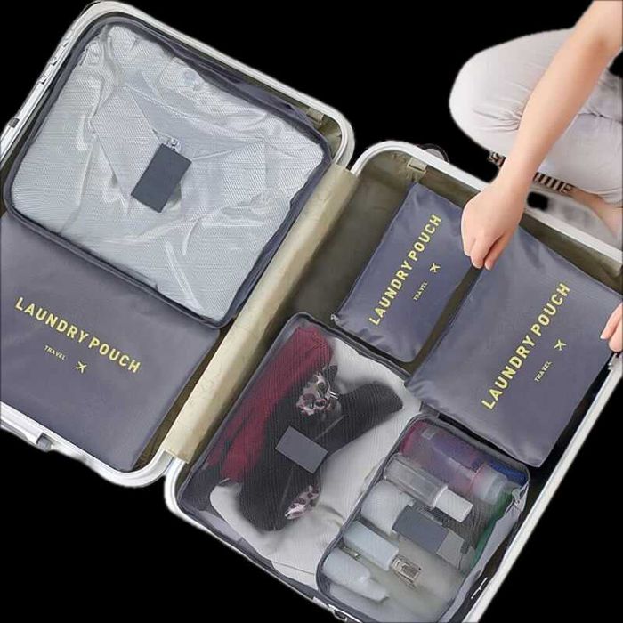 Комплект чанти органайзери за куфар Travel Pouch 7 части