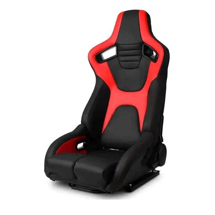 Спортни седалки за МПС - 1095 черно/червено