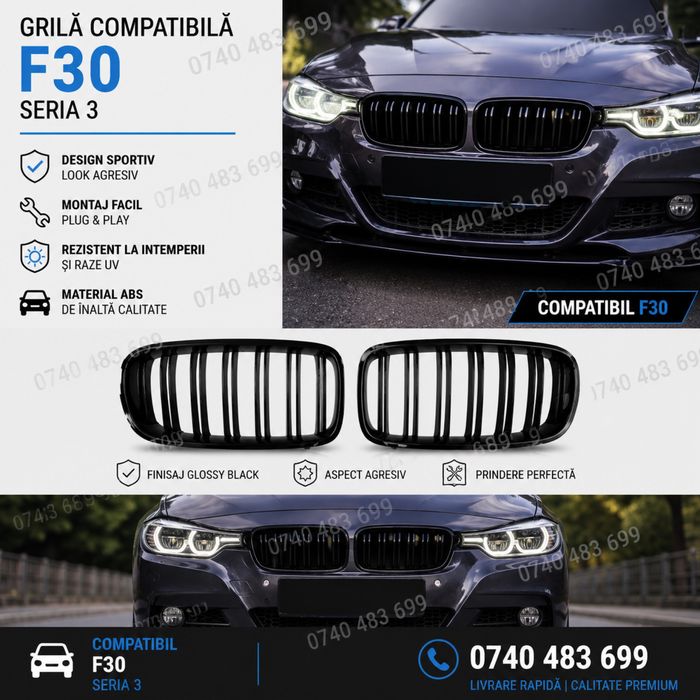 Stopuri Triple BMW G30 non-facelift retrofit F10 F30 F25 F01 F36 X3
