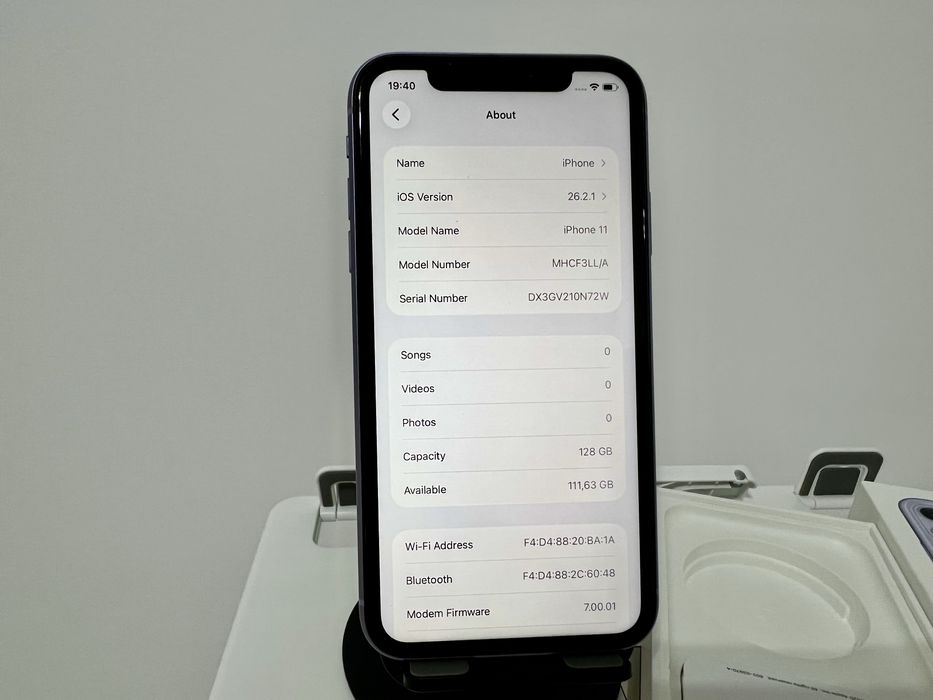 Iphone 11 128Gb Purple nou