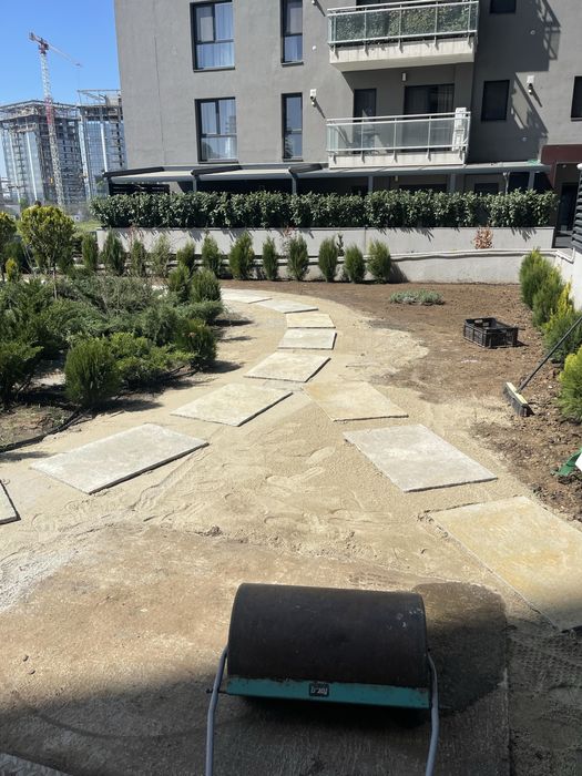 Gazon rulou si sistem de irigare