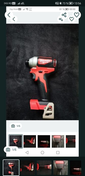 Vând 2 bormașini Milwaukee