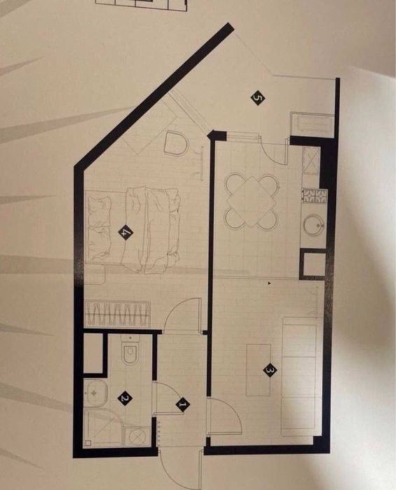 Квартира в ЖК Imperial Club City 2/8/13 38м2