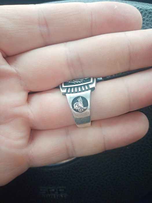 Inel ghiul argint 925 bărbătesc