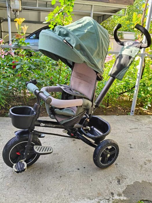Tricicleta 5in1 Kinderkraft Spinstep, Verde