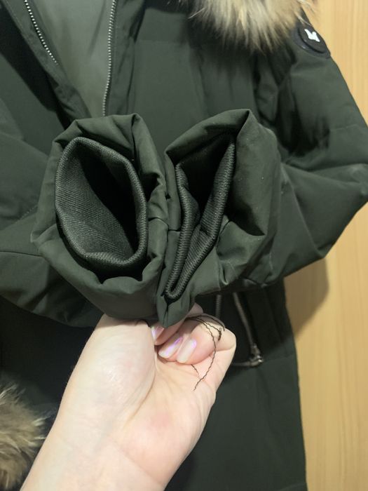 Пуховик женский длинный