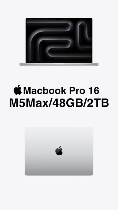 Macbook Pro 16 M5Max/48GB/2TB/Silver