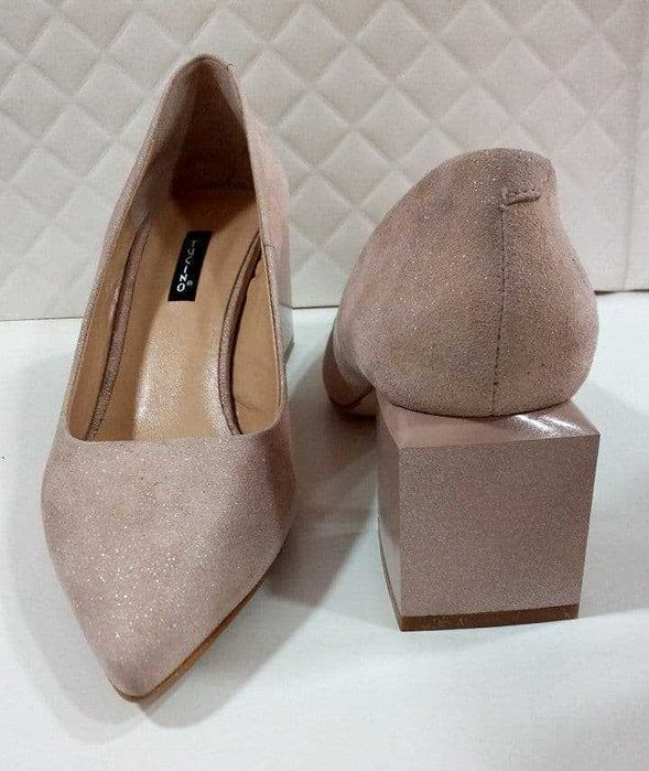 Эксклюзивные замшевые кожаные туфли лодочки TUCINO, люкс, Турция!