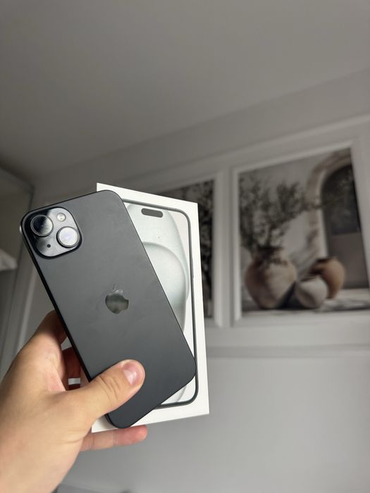 Iphone 15 PLUS - 256 GB, la cutie, stare excelenta
