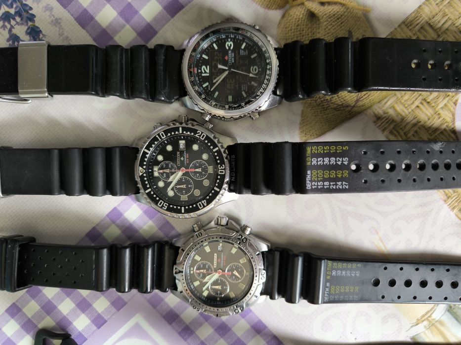 Citizen Promaster vintage,Casio , Suunto