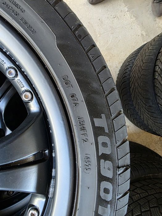 Джанти с гуми 5×112/17 vw golf pasat sharan touran