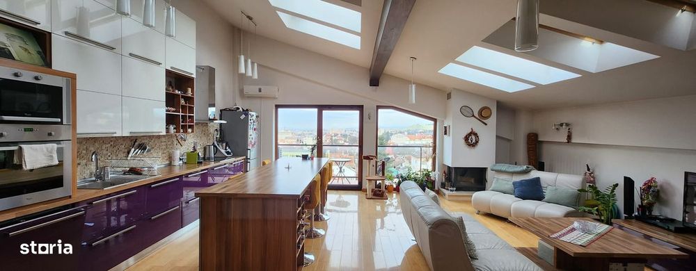 Apartament 3 camere 118 mp, central, 2 bai, terasa+balcon,mobilat lux!