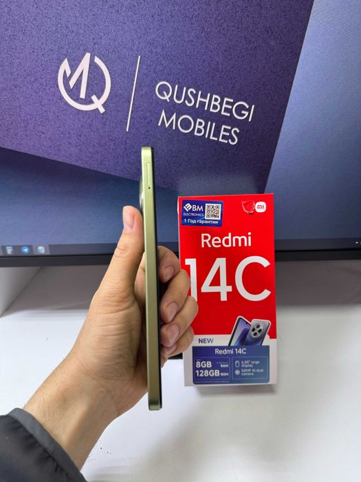 Aybi yoq remont bomagan Redmi 14C 128GB yashil rangidan