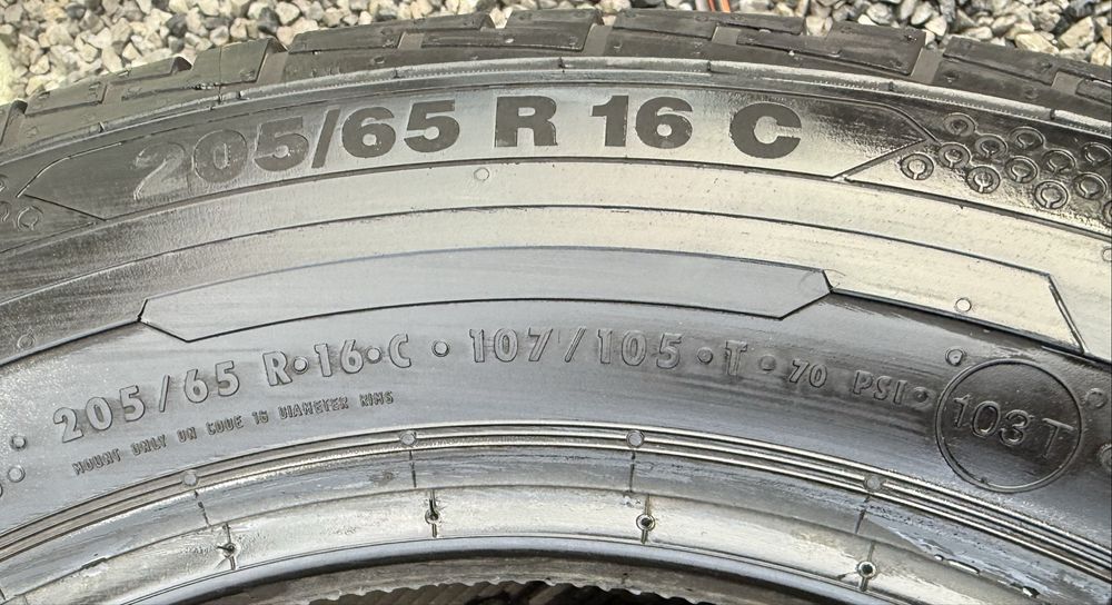 2бр 205/65/16с на 7мм с 21дот Континентал