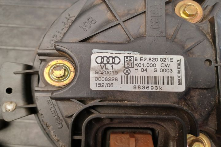 Ventilator aeroterma 8E2820021E 8E2820021E Audi A4 B7