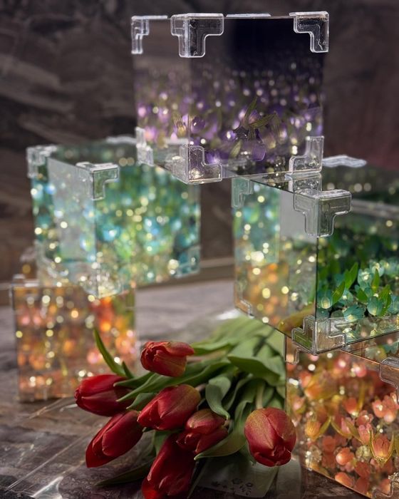 Лампа с лалета с възможност за персонално послание