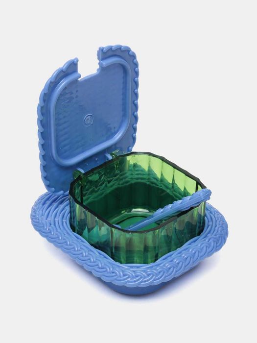 Сахарница с крышкой и ложкой, ваза для сахара, мёда и варенья