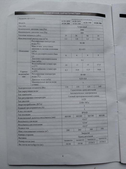 Газ қазандағы. Газовый котёл