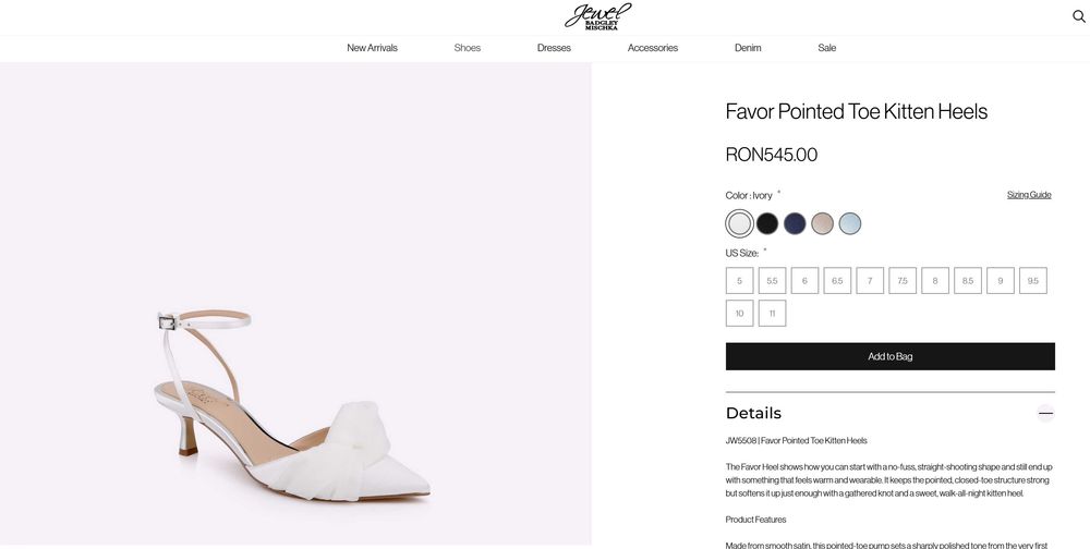 Pantofi mireasa Badgley Mischka Jewel