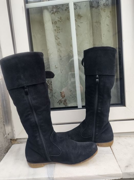Cizme dama piele intoarsa sau nabuk 36