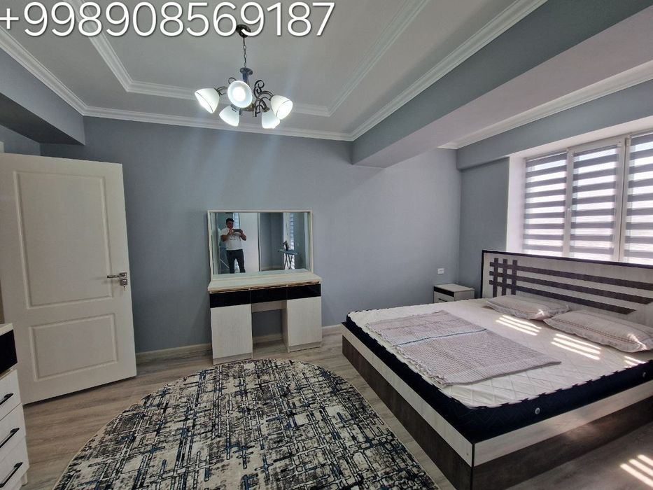 12 этажкада 2 хонали квартира ижарага берилади! Нурхон худудида