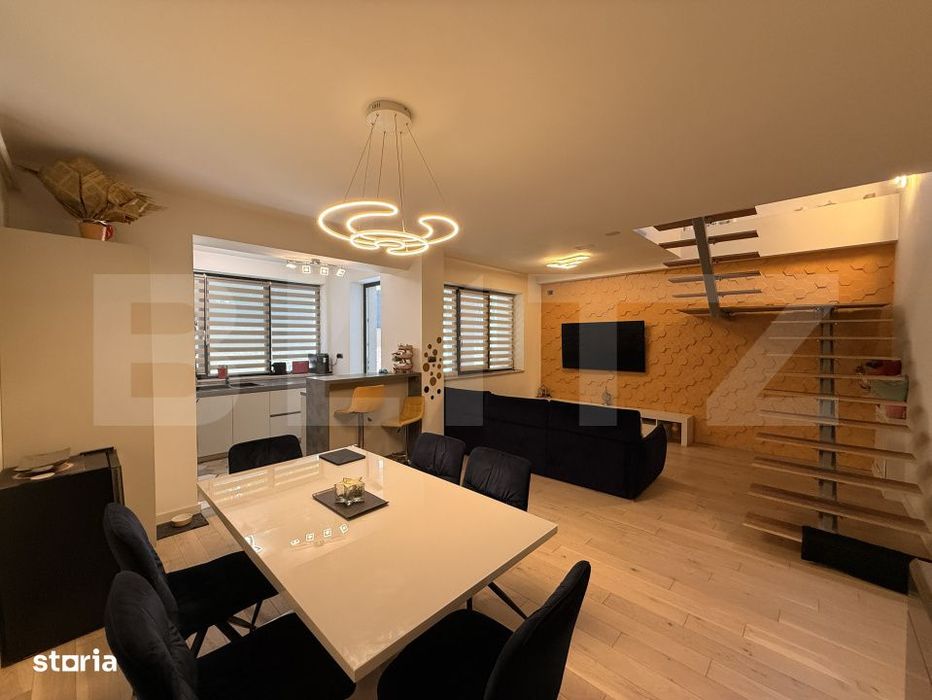 Apartament 4 camere, 112.05 mp, 2 niveluri, curte, loc de parcare, Ult