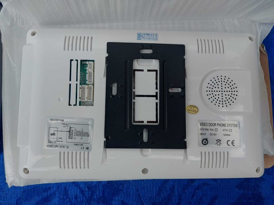 Video interfon Home, ecran diagonala 7" display color, alb