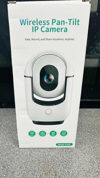 2K вътрешна охранителна камера, WiFi CCTV с нощно виждане, AI-детекция