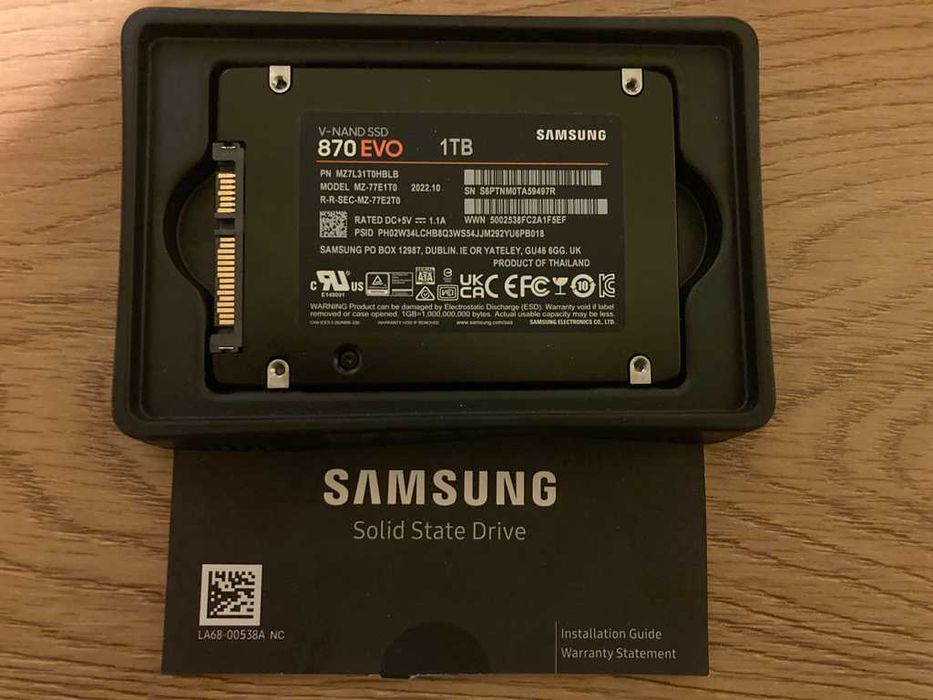 Samsung 870 EVO 1000GB / SATA / SSD